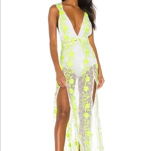 For love and lemons Dahlia lace maxi dress